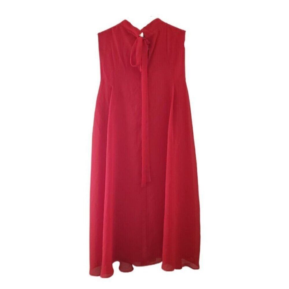 BCBGeneration Red Sleeveless Swing Dress